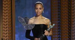 2025 SAG Awards WINNERS: Ariana Grande puts on brave face as Zoe Saldana wins again for embattled Emilia Perez