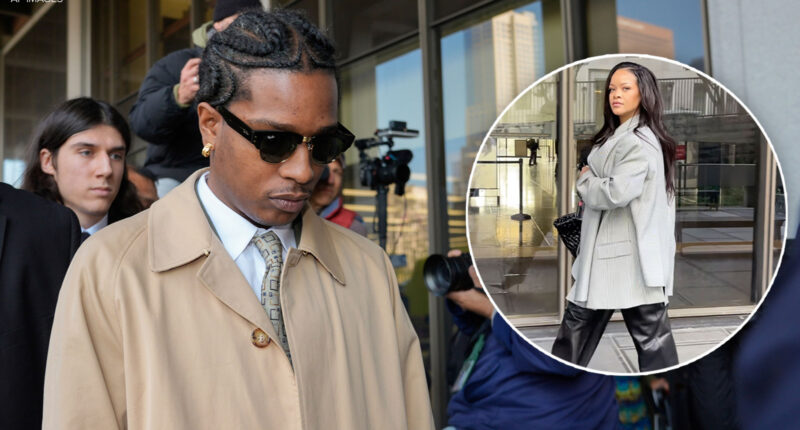 A$AP Rocky's lawyer challenges his accuser's account as Rihanna watched from the audience