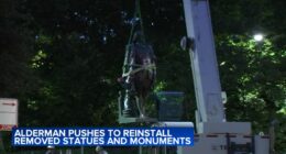 Alderman pushing to reinstall removed statues including Christopher Columbus' after 2020 protests for George Floyd, Breonna Taylor