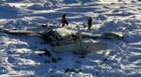 This photo provided by the U.S. Coast Guard on Friday, Feb. 7, 2025, shows a small commuter plane that crashed in western Alaska on a flight that was bound for the hub community of Nome. (U.S. Coast Guard via AP)This photo provided by the U.S. Coast Guard on Friday, Feb. 7, 2025, shows a small commuter plane that crashed in western Alaska on a flight that was bound for the hub community of Nome. (U.S. Coast Guard via AP)