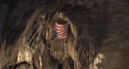 American flag hung upside down in Yosemite National Park in protest over layoffs