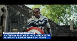 Anthony Mackie takes over as Captain America in 'Brave New World,' coming to theaters ahead of Valentine's Day