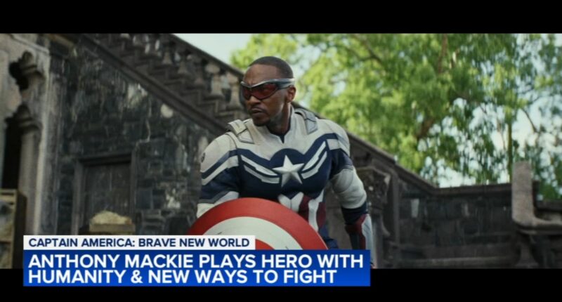 Anthony Mackie takes over as Captain America in 'Brave New World,' coming to theaters ahead of Valentine's Day