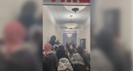 Anti-Israel protesters allegedly assault employee during building takeover at Barnard College in New York City