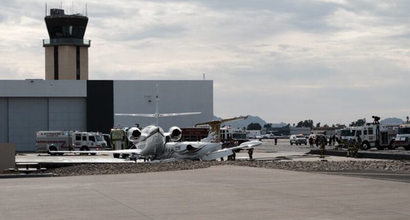 At least one dead after jet crashes into another plane at Scottsdale Airport in Arizona