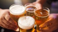 Australians spend less on alcohol year-on-year in December.