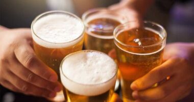 Australians spend less on alcohol year-on-year in December.