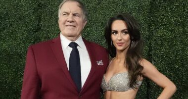 Bill Belichick's girlfriend Jordon Hudson, 24, fuels engagement rumors again with very risque display at NFL Honors