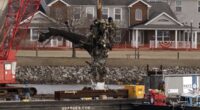 Black Hawk's tracking tech was turned off when it crashed into plane as mangled wreck is pulled from Potomac