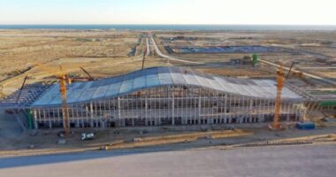 Brand new £190m international airport left ABANDONED…without a single passenger ever passing through or plane taking off