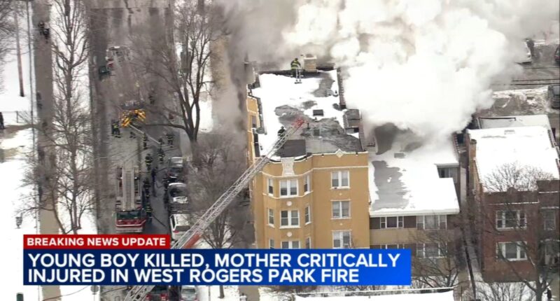 Chicago fire: Milan Campbell dies, mother, 2 firefighters injured in West Rogers Park apartment fire on Granville Avenue, CFD says