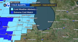 Chicago weather: Dangerous cold temps to bring -25° wind chills on Monday, Tuesday