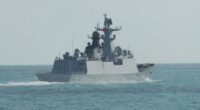 People's Liberation Army-Navy Jiangkai-class frigate Hengyang.