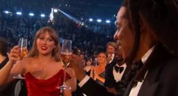 Could this be Jay Z's Hollywood comeback moment? Taylor Swift makes major show of support for the under-fire star as he attends the Grammys with big-winning wife Beyoncé and glam daughter Blue Ivy