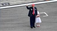 Daytona 500 delay: Florida race stopped by rain after 11 laps with President Donald Trump on hand for NASCAR's biggest race