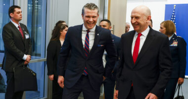 Defense Secretary Pete Hegseth makes first visit to NATO with allies impatient to hear about US plans for Ukraine