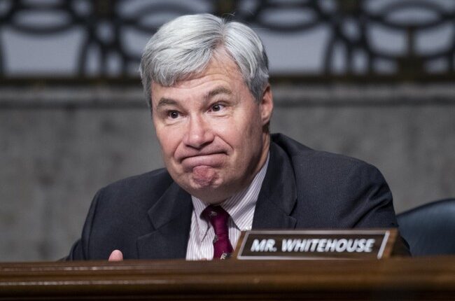 Democrat Ethics Loudmouth Sen. Sheldon Whitehouse Finds Himself in Corruption Scandal of His Own