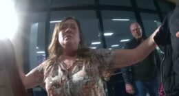 Drunk wife from hell barks orders at Florida police as she's hauled off flight and arrested