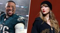 Eagles Star Saquon Barkley Defends Taylor Swift Amid Super Bowl Booing