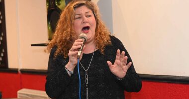 EastEnders star Cheryl Fergison reveals she 'couldn't be happier' after unexpected career change as she puts on a show at local Chinese takeaway