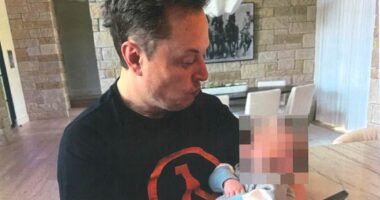 Elon Musk's 'baby mama' Ashley St. Clair shows rare delivery room photo of newborn baby