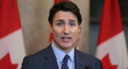 Embarrassing moment hot mic catches Justin Trudeau revealing fears over Trump’s plan to ‘annex Canada’