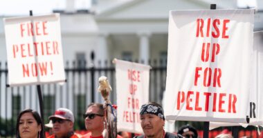 Far-left activist Leonard Peltier, serving life in murders of 2 FBI agents, leaves prison under Biden clemency