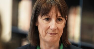 Fresh blow to Rachel Reeves after surplus in govt finances comes in more than £5bn below forecasts