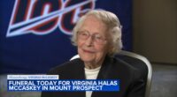 Funeral to be held Wednesday in Mount Prospect for Chicago Bears owner Virginia McCaskey