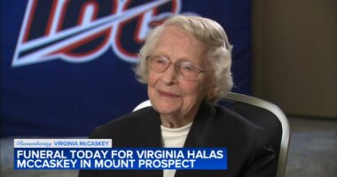 Funeral to be held Wednesday in Mount Prospect for Chicago Bears owner Virginia McCaskey