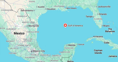 'Gulf of America' arrives on Google Maps after President Donald Trump renames Gulf of Mexico