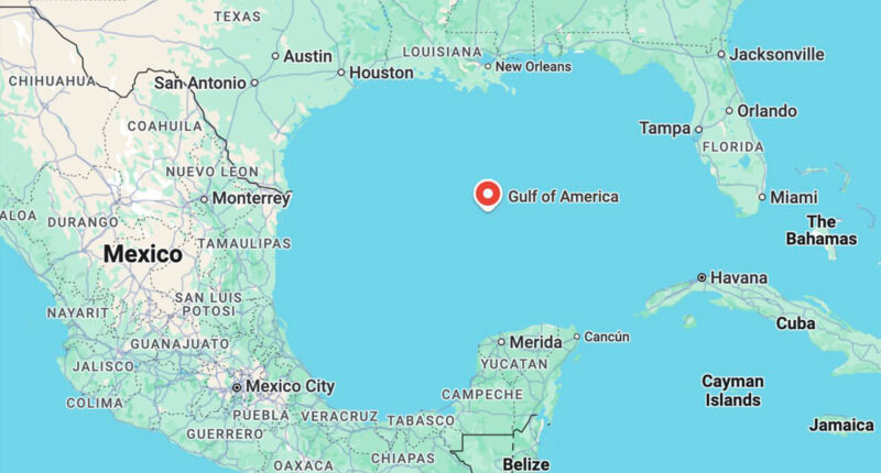 'Gulf of America' arrives on Google Maps after President Donald Trump renames Gulf of Mexico