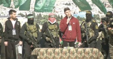 Hamas releases three more Israeli hostages in exchange for 369 Palestinians - after Trump said 'hell' would break loose if terror group did not free 'all' remaining hostages today