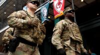 Heavily armed soldiers patrol New Orleans for Super Bowl as security sources confirm active threats ahead of Trump visit