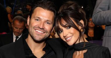 Heavily pregnant Michelle Keegan and husband Mark Wright's terror as couple lock themselves in their bedroom while masked raiders break into their £3.5million Essex mansion