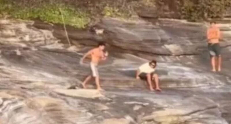 Horror moment rugby player, 28, leaps to his death tombstoning off 60ft cliff in front of traumatised crowd