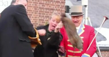 How Punxsutawney Phil’s Groundhog Day rival was KILLED after being dropped by mayor in front of horrified crowd