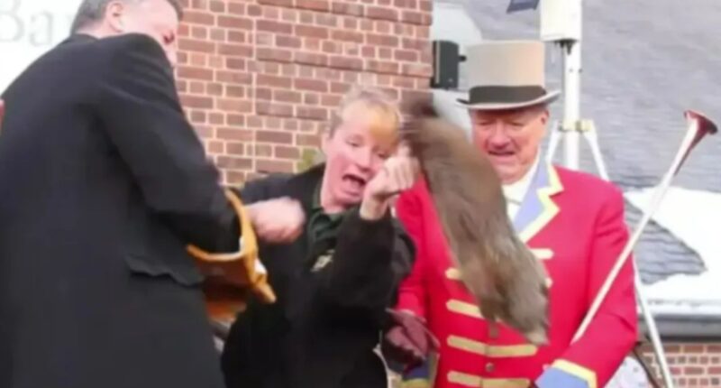 How Punxsutawney Phil’s Groundhog Day rival was KILLED after being dropped by mayor in front of horrified crowd