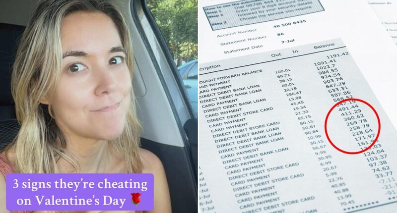 I'm a private investigator - these are three signs your partner is cheating on Valentine's Day - and the exact date they're spending with a secret lover