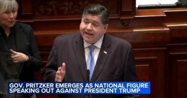 Illinois Governor JB Pritzker getting national attention for speaking out against President Donald Trump during budget address