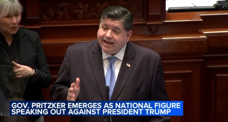 Illinois Governor JB Pritzker getting national attention for speaking out against President Donald Trump during budget address