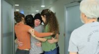 Incredible moment American held hostage in Gaza for 15 months is reunited with his family