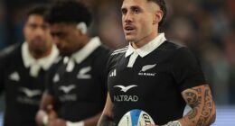 Departing All Blacks legend TJ Perenara made a huge statement as he led the haka for a record 64th time against Italy