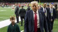 Ivanka Trump's son becomes unexpected star at 2025 Super Bowl thanks to his behavior with grandpa Donald