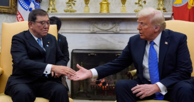 Japan's Ishiba makes a whirlwind Washington trip to try to forge a personal connection with Trump