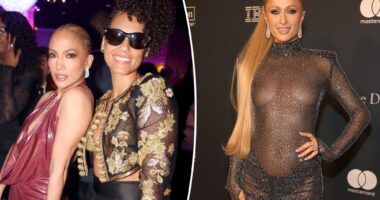 Jennifer Lopez, Paris Hilton, Alicia Keys and more come out for Clive Davis’ pre-Grammy party