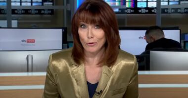 Kay Burley retires from Sky News after 36 years: Broadcaster announces live on air that she's leaving £600k-a-year role to 'indulge in other passions' as she presents final ever breakfast show