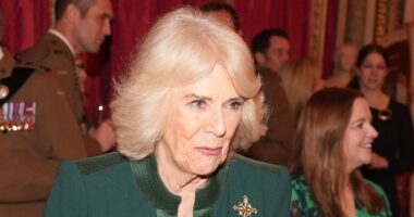 King and Queen host military personnel at Buckingham Palace receptions (and an officer reveals Camilla's kind gesture during the pandemic)