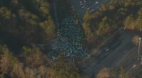 Kingda Ka roller coaster at Six Flags Great Adventure in New Jersey brought down by implosion to mkae way for new thrill ride