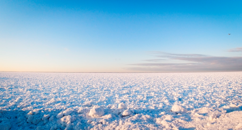 Lake Erie ice cover remains above average compared to previous years